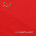 Red knitted plain soft garment spandex fabric